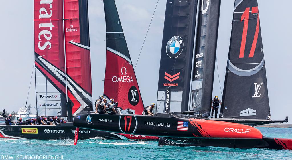 35th America's Cup 2017 - 35th America's Cup Match - Race Day 1 - Emirates Team New Zealand and ORACLE TEAM USA ©  BMW | Studio Borlenghi