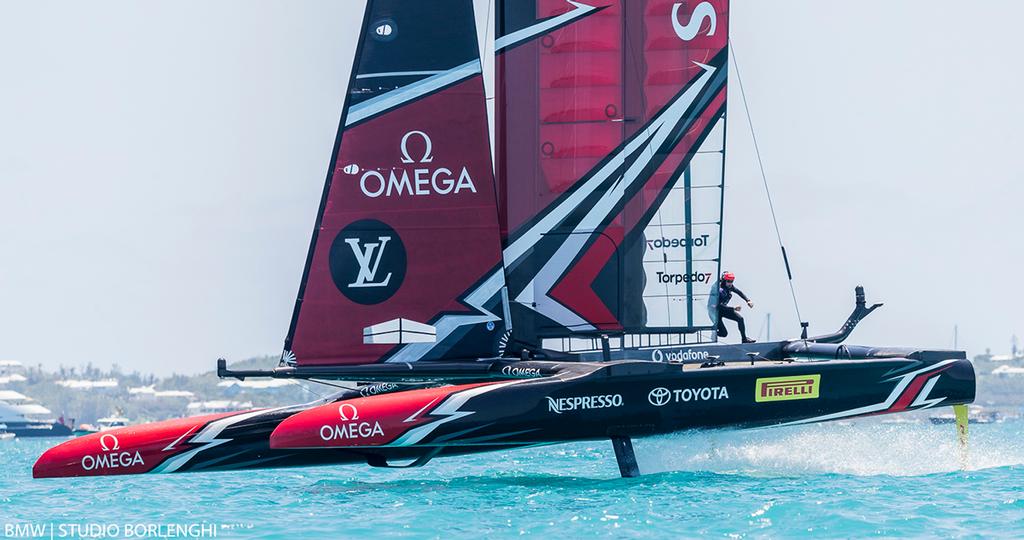 35th America's Cup Match - Race Day 2 - Emirates Team New Zealand photo copyright  BMW | Studio Borlenghi taken at  and featuring the  class