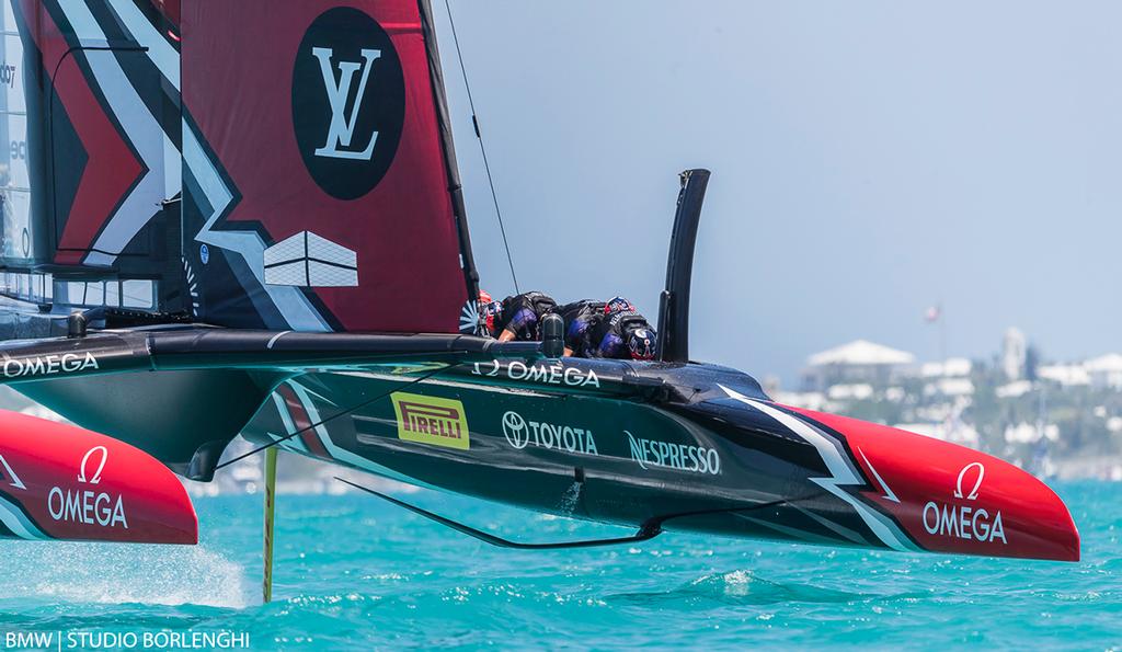 35th America's Cup Match - Race Day 2 - Emirates Team New Zealand photo copyright  BMW | Studio Borlenghi taken at  and featuring the  class