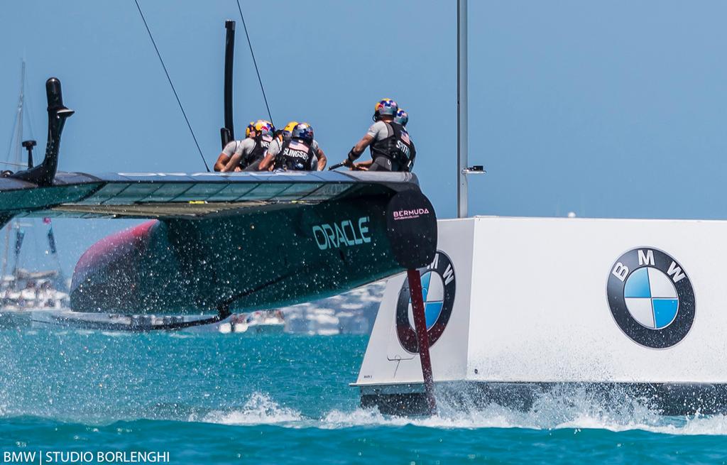 35th America's Cup Match - Race Day 2 - ORACLE TEAM USA photo copyright  BMW | Studio Borlenghi taken at  and featuring the  class