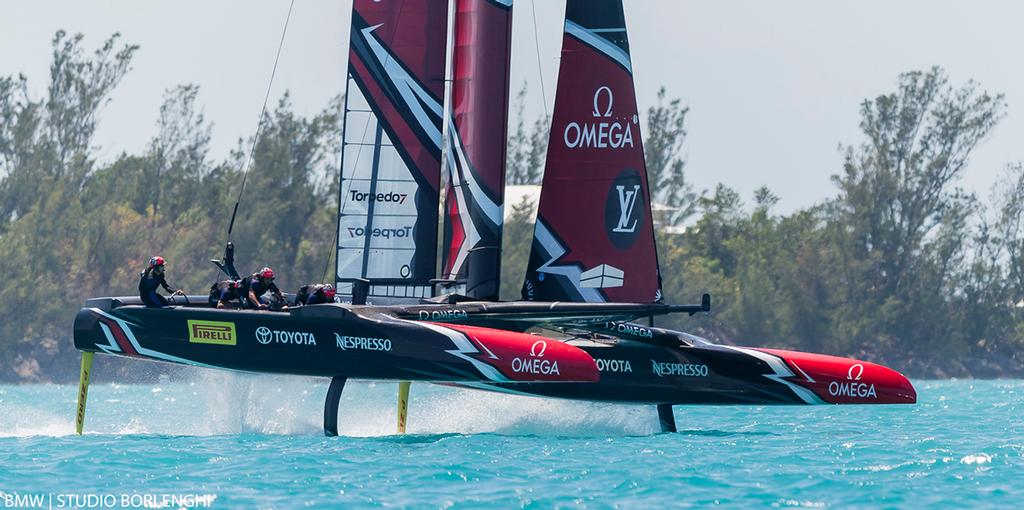 35th America's Cup Match - Race Day 2 - Emirates Team New Zealand photo copyright  BMW | Studio Borlenghi taken at  and featuring the  class