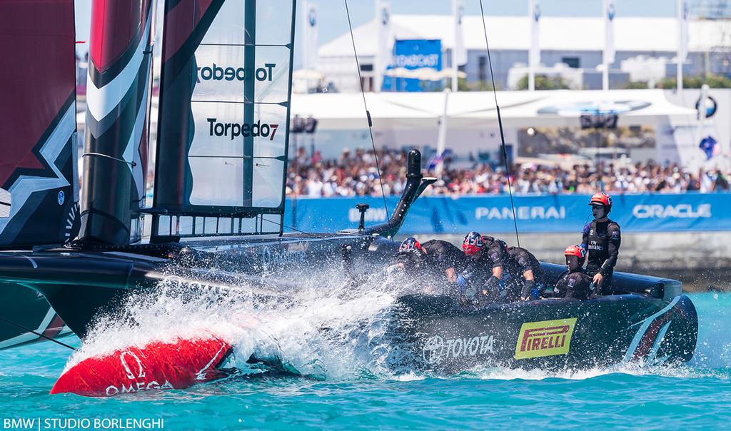 35th America's Cup Match - Day 4 - Emirates Team New Zealand ©  BMW | Studio Borlenghi