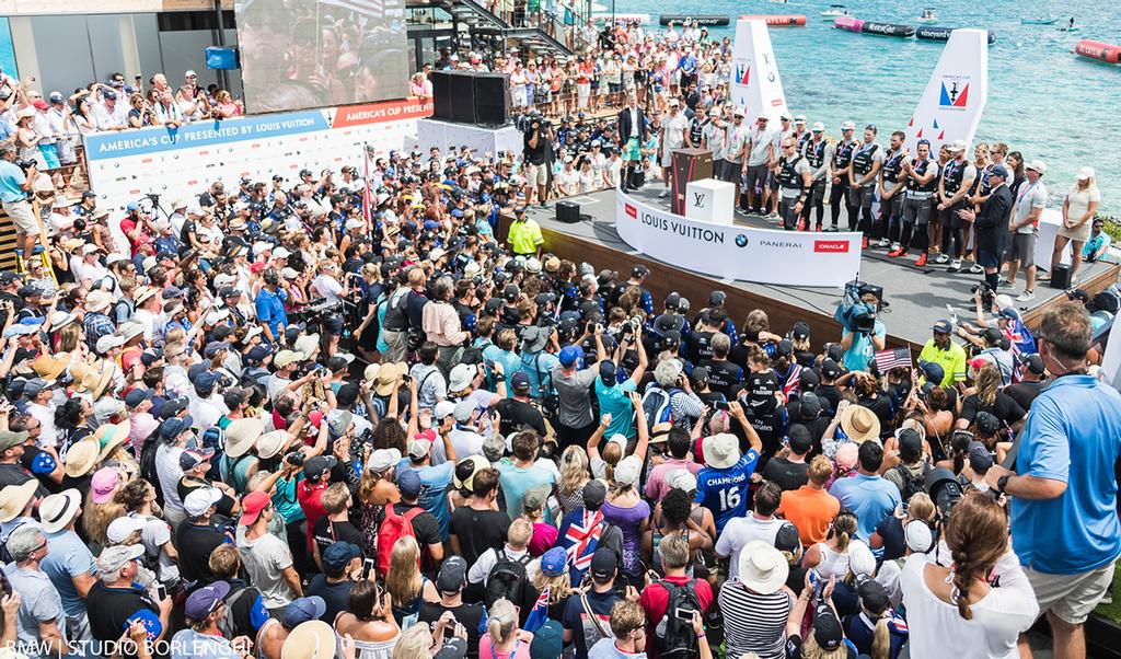 America's Cup 2017: Team NZ hurl $3000 Louis Vuitton bags to crowd - NZ  Herald