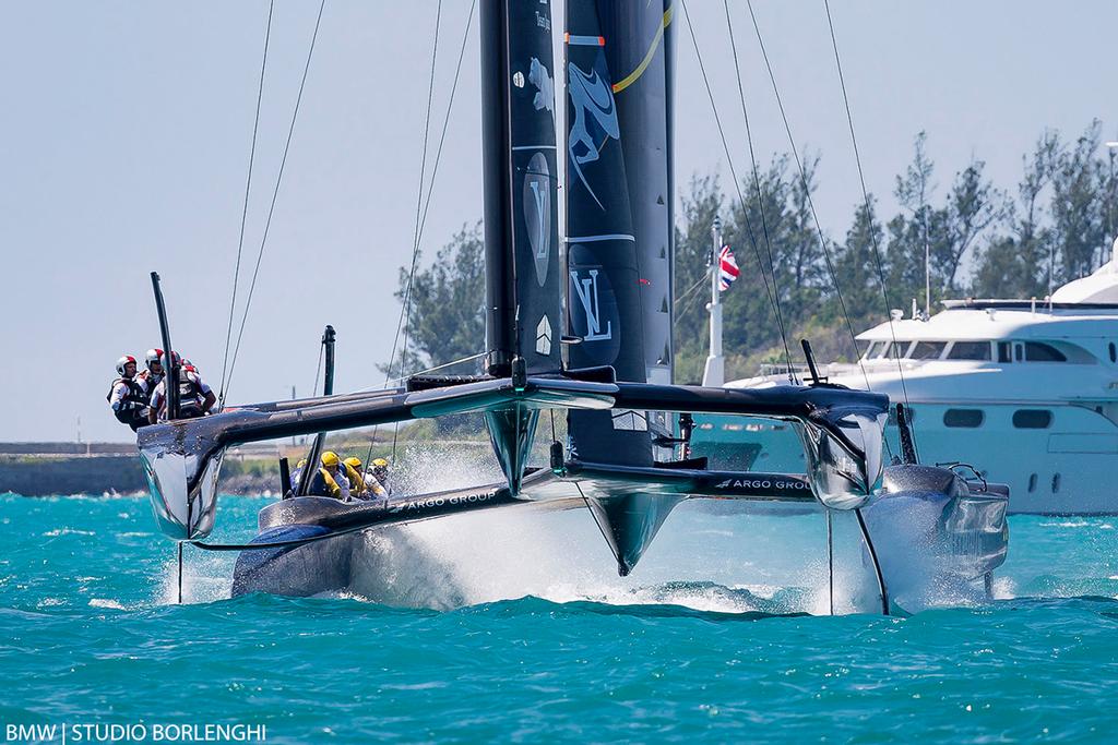 2017 Louis Vuitton America's Cup Challenger Playoffs Semi-Finals Race - Day 3 photo copyright  BMW | Studio Borlenghi-Gattini taken at  and featuring the  class