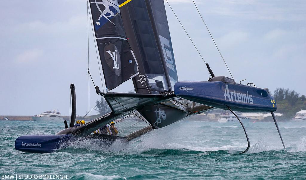 2017 Louis Vuitton America's Cup Challenger Playoffs Semi-Finals Race - Day 3 photo copyright  BMW | Studio Borlenghi-Gattini taken at  and featuring the  class