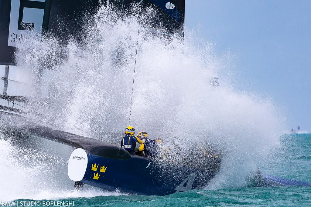 2017 Louis Vuitton America's Cup Challenger Playoffs Semi-Finals Race - Day 3 photo copyright  BMW | Studio Borlenghi-Gattini taken at  and featuring the  class