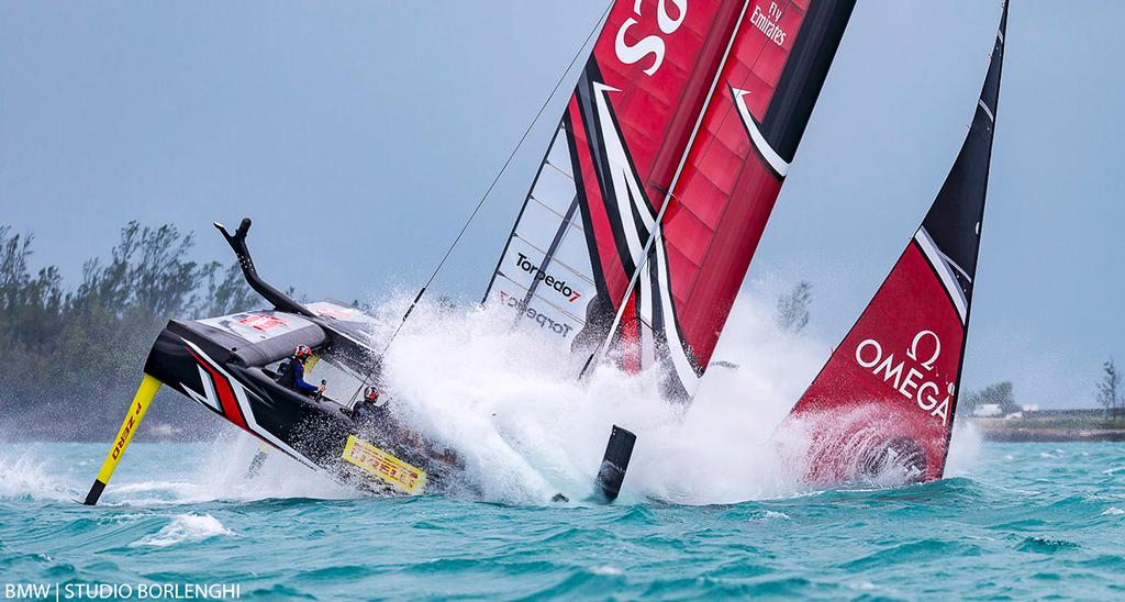 2017 Louis Vuitton America's Cup Challenger Playoffs Semi-Finals Race - Day 3 photo copyright  BMW | Studio Borlenghi-Gattini taken at  and featuring the  class