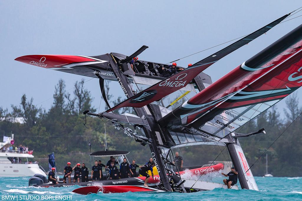 2017 Louis Vuitton America’s Cup Challenger Playoffs Semi-Finals Race - Day 3 ©  BMW | Studio Borlenghi-Gattini