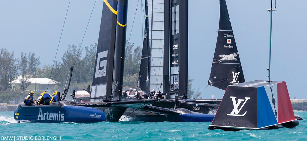 Louis Vuitton America's Cup Challenger Playoffs Semi-Finals Race Day 6 - SoftBank Team Japan and Artemis Racing ©  BMW | Studio Borlenghi