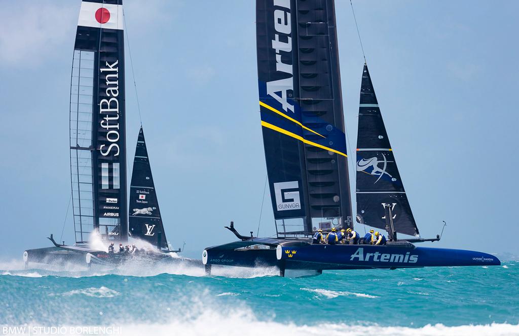 Louis Vuitton America's Cup Challenger Playoffs Semi-Finals Race Day 6 - SoftBank Team Japan and Artemis Racing ©  BMW | Studio Borlenghi
