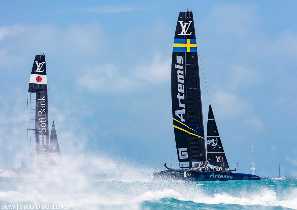 Louis Vuitton America's Cup Challenger Playoffs Semi-Finals Race Day 6 - SoftBank Team Japan and Artemis Racing ©  BMW | Studio Borlenghi