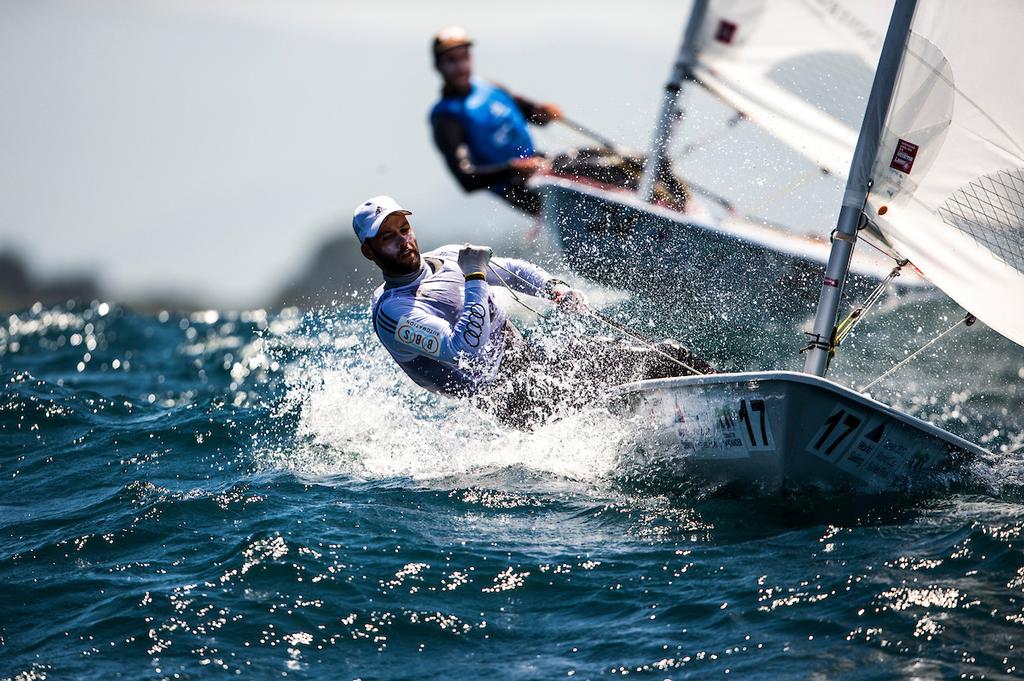German Laser sailor Philipp Buhl - 2017 World Cup Series Final - Santander photo copyright Pedro Martinez / Sailing Energy / World Sailing taken at  and featuring the  class