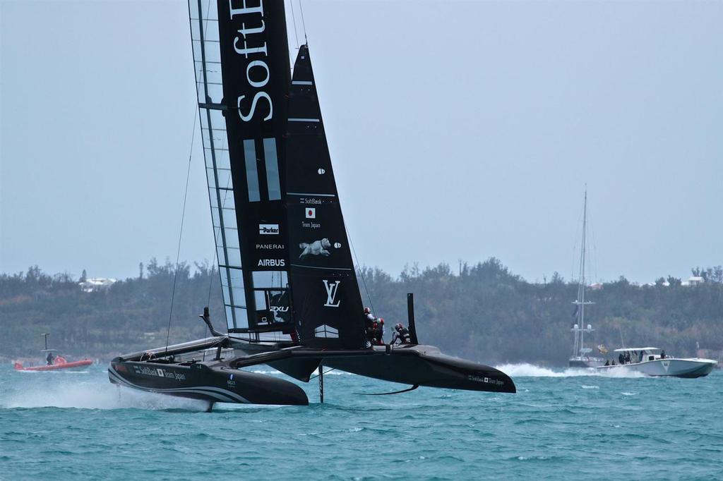 Softbank Team Japan - Round Robin 2, Day 7 - 35th America’s Cup - Bermuda  June 2, 2017 © Richard Gladwell www.photosport.co.nz