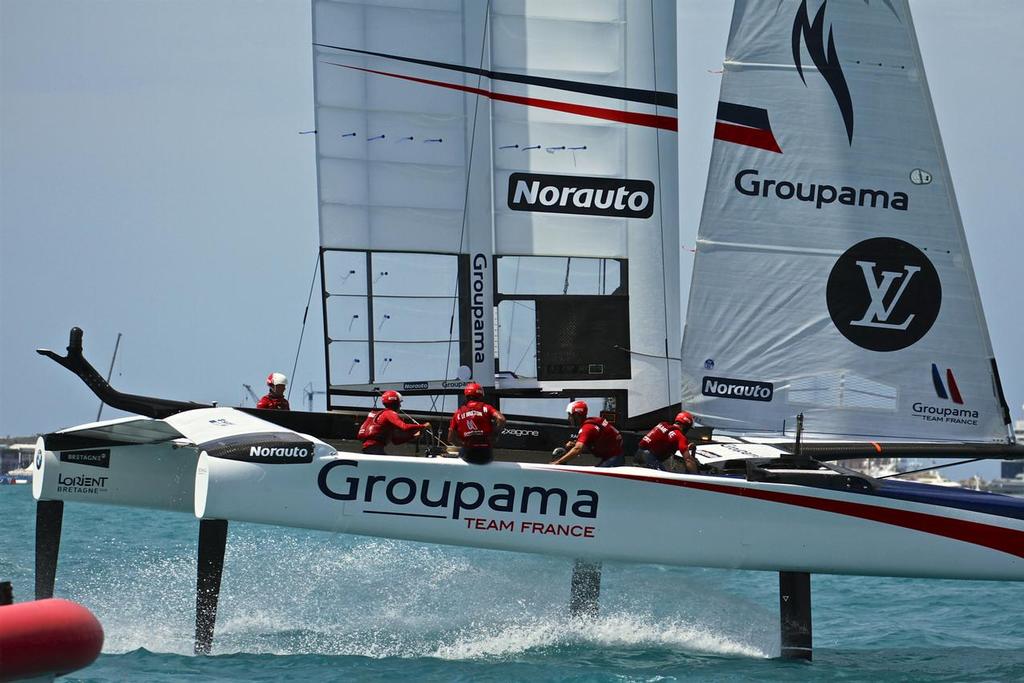Groupama Team France Round Robin 2, Day 7 - 35th America's Cup - Bermuda  June 1, 2017 © Richard Gladwell www.photosport.co.nz