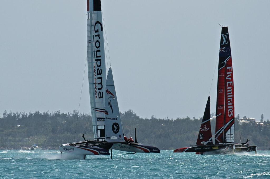 Groupama Team France Round Robin 2, Day 7 - 35th America's Cup - Bermuda  June 1, 2017 © Richard Gladwell www.photosport.co.nz