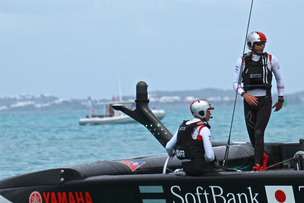 Dean Barker and Chris Draper, Softbank Team Japan - Round Robin 2, Day 78 - 35th America's Cup - Bermuda  June 7, 2017 © Richard Gladwell www.photosport.co.nz