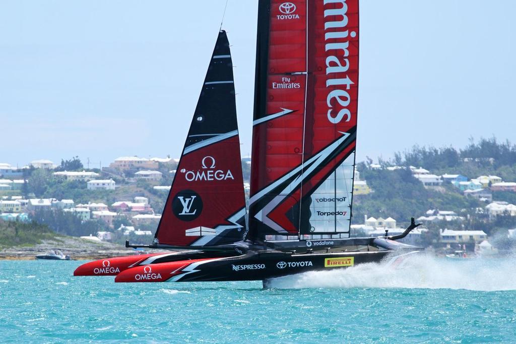 Emirates Team NZ - Semi-Finals  - America's Cup 2017, June 4, 2017 Great Sound Bermuda photo copyright Richard Gladwell www.photosport.co.nz taken at  and featuring the  class