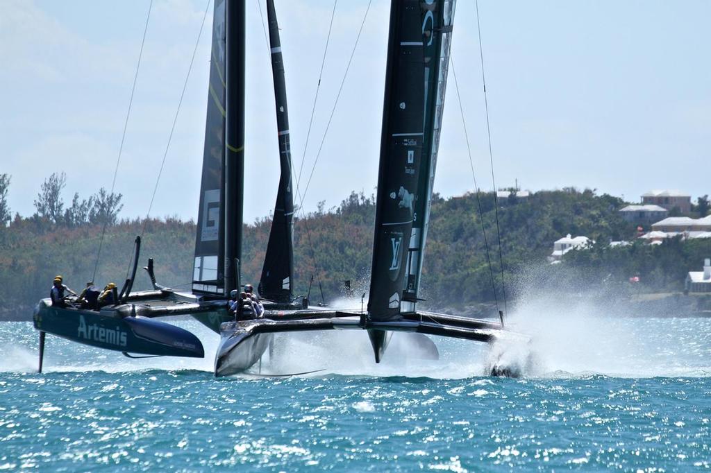 Softbank Team Japan - Semi-Final, Day 10 - 35th America’s Cup - Bermuda  June 5, 2017 © Richard Gladwell www.photosport.co.nz