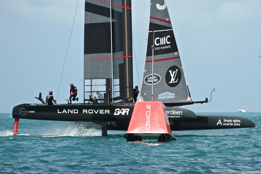 Land Rover BAR - Semi-Finals, Day 12 - 35th America&rsquo;s Cup - Bermuda  June 8, 2017 photo copyright Richard Gladwell www.photosport.co.nz taken at  and featuring the  class