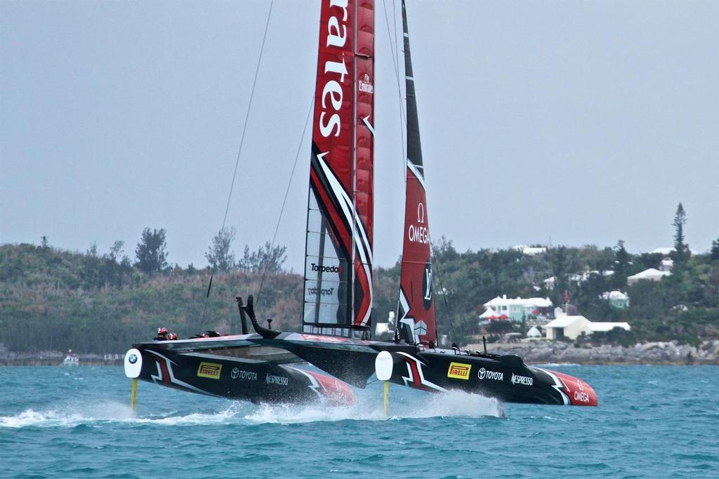 Emirates Team New Zealand - Challenger Final, Day 1 - 35th America's Cup - Day 14 - Bermuda  June 10, 2017 © Richard Gladwell www.photosport.co.nz