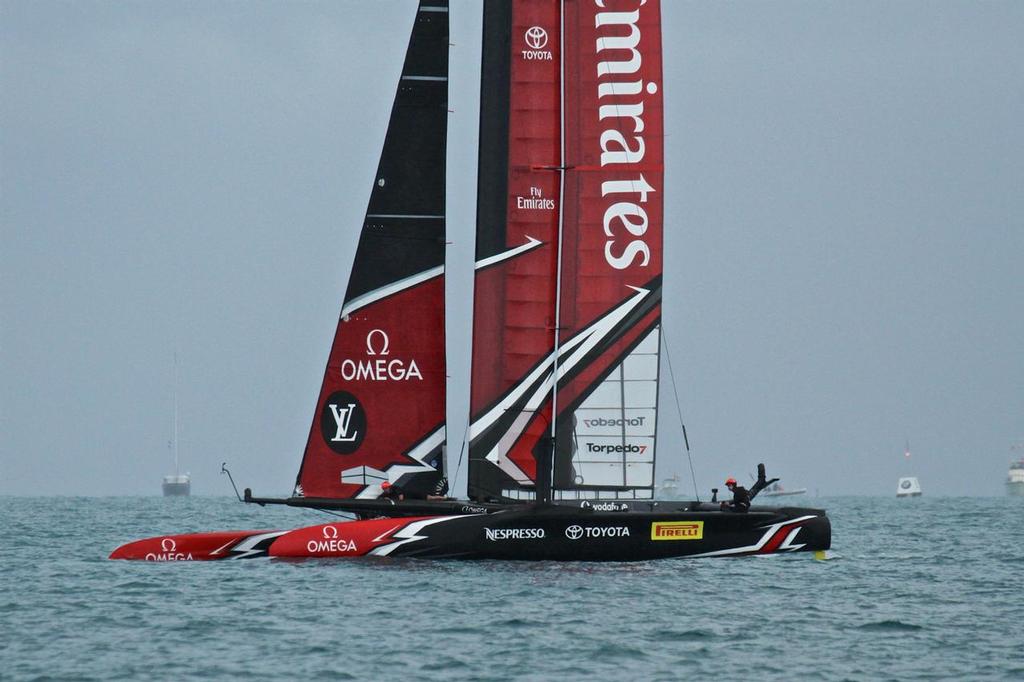 Emirates Team New Zealand - Challenger Final, Day  3 - Start 1 - 35th America's Cup - Day 16 - Bermuda  June 12, 2017 photo copyright Richard Gladwell www.photosport.co.nz taken at  and featuring the  class
