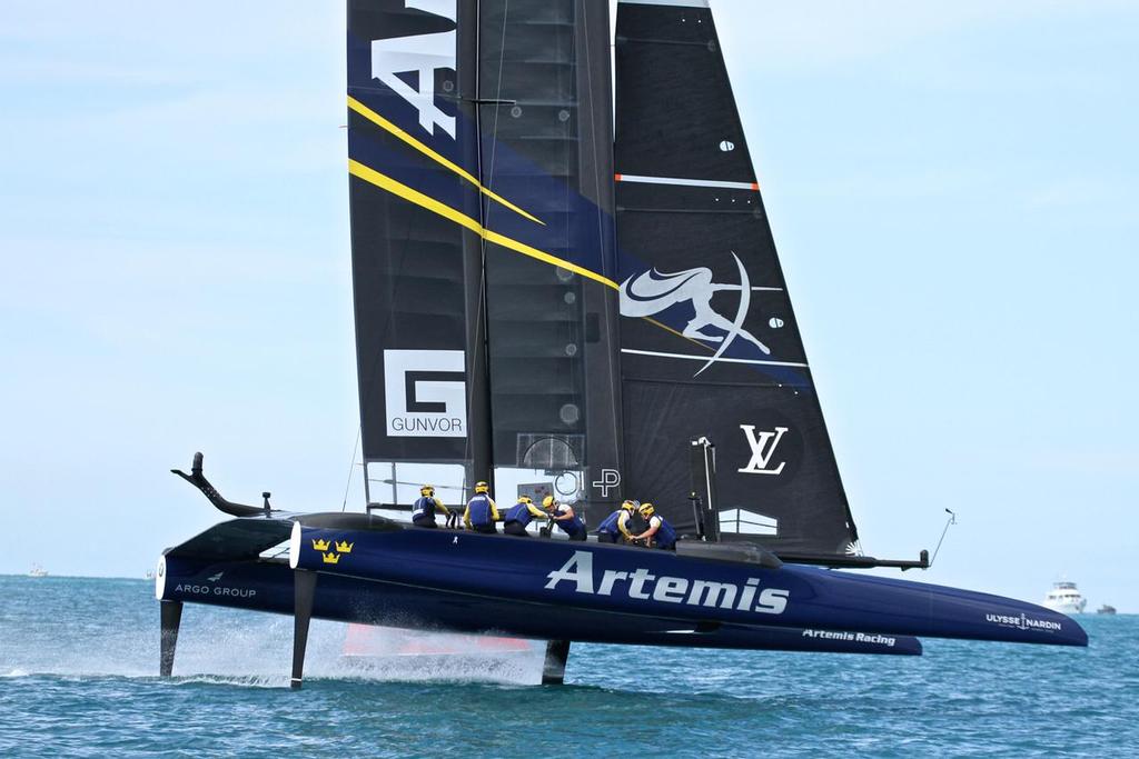 Artemis Racing - Challenger Finals, Day 16  - 35th America's Cup - Bermuda  June 12, 2017 photo copyright Richard Gladwell www.photosport.co.nz taken at  and featuring the  class