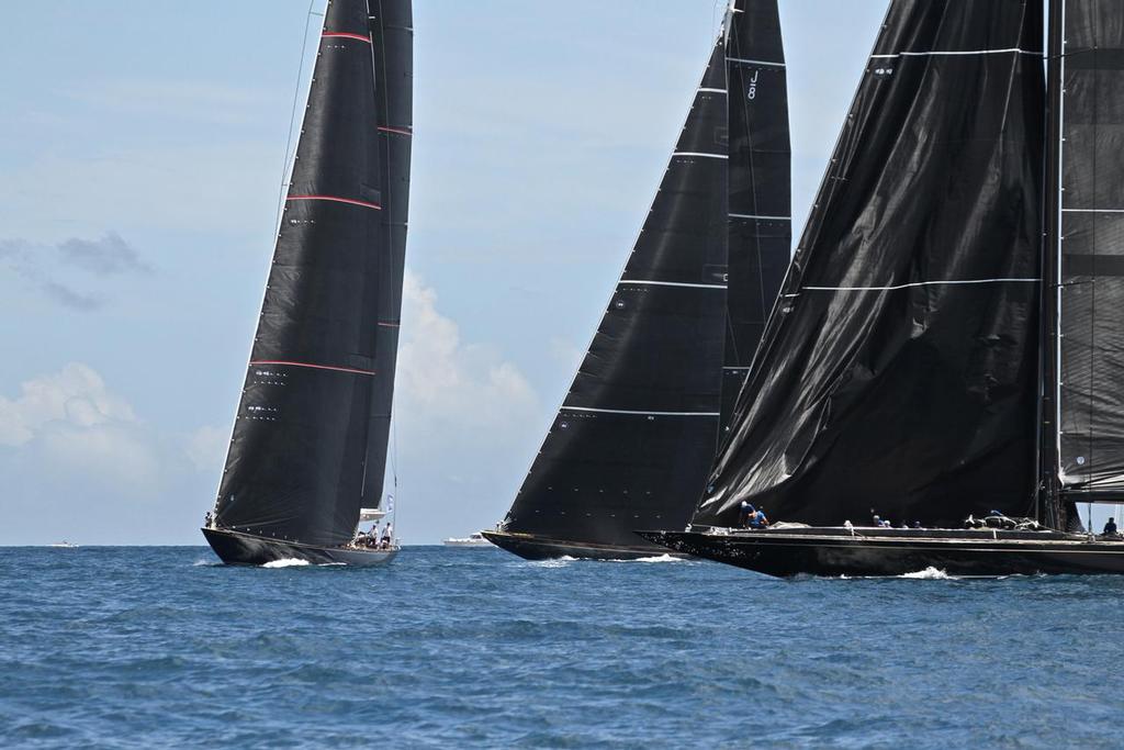 Approaching  Mark 1 - J- Class Regatta - 35th America’s Cup - Bermuda  June 13, 2017 © Richard Gladwell www.photosport.co.nz