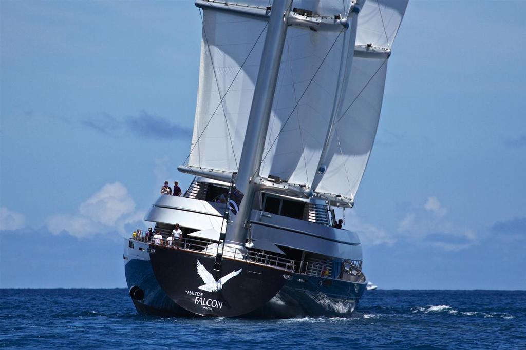 Maltese Falcon - Super yacht pursuit racing - 35th America's Cup - Bermuda  -  June 13, 2017 photo copyright Richard Gladwell www.photosport.co.nz taken at  and featuring the  class