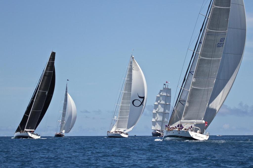 Super yacht pursuit racing - 35th America's Cup - Bermuda  -  June 13, 2017 © Richard Gladwell www.photosport.co.nz