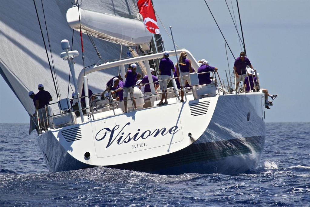 Visione - Super yacht pursuit racing - 35th America's Cup - Bermuda  -  June 13, 2017 © Richard Gladwell www.photosport.co.nz