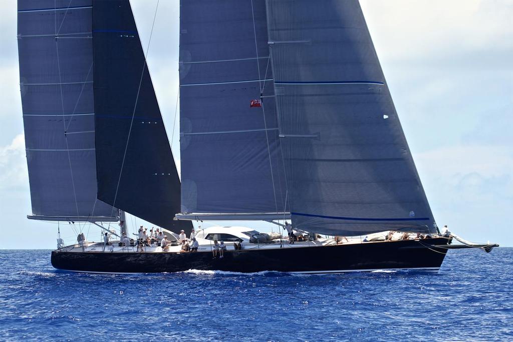 Sojana - Super yacht pursuit racing - 35th America's Cup - Bermuda  -  June 13, 2017 photo copyright Richard Gladwell www.photosport.co.nz taken at  and featuring the  class