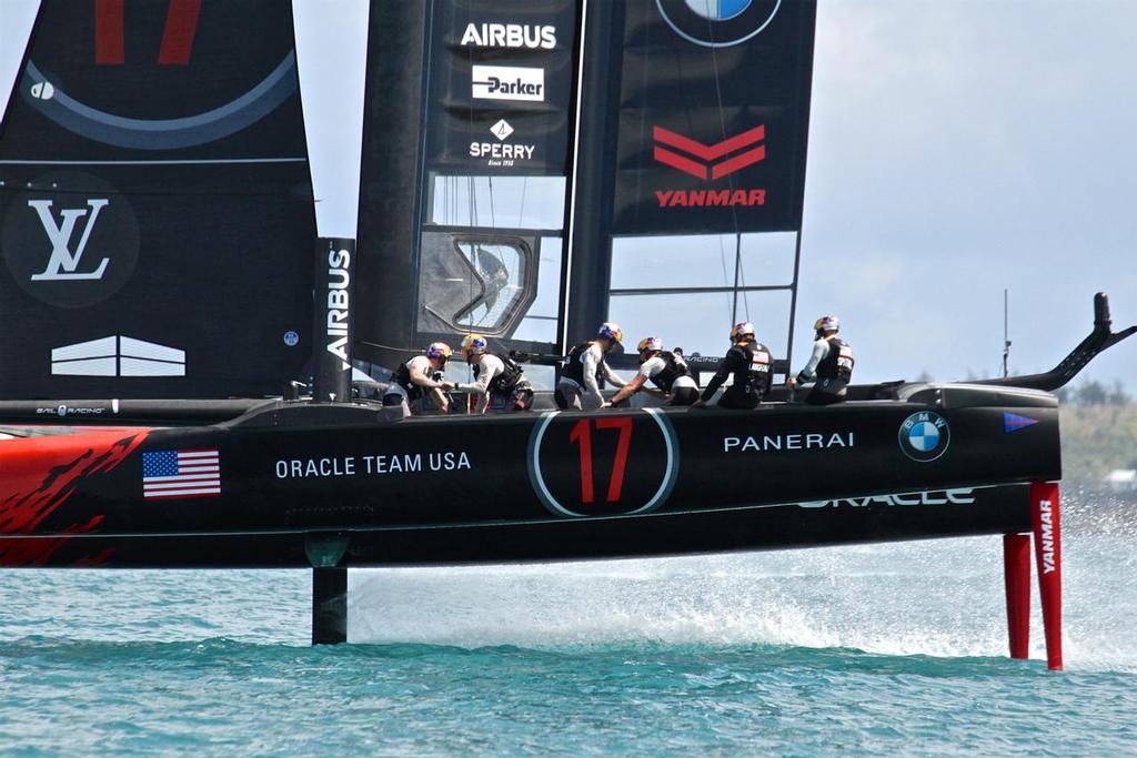 Oracle Team USA - Round Robin 2, Day 7 - 35th America's Cup - Bermuda  June 2, 2017 © Richard Gladwell www.photosport.co.nz