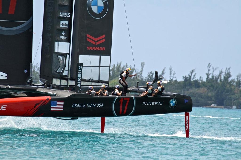 Emirates Team New Zealand and Oracle Team USA - 35th America’s Cup Match - Bermuda  June 17, 2017 © Richard Gladwell www.photosport.co.nz
