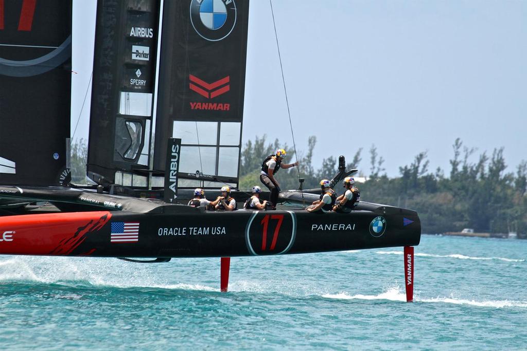 Emirates Team New Zealand and Oracle Team USA - 35th America's Cup Match - Bermuda  June 17, 2017 © Richard Gladwell www.photosport.co.nz