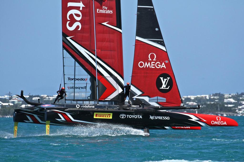 Emirates Team New Zealand  - 35th America's Cup Match - Race 4 - Bermuda  June 18, 2017 photo copyright Richard Gladwell www.photosport.co.nz taken at  and featuring the  class