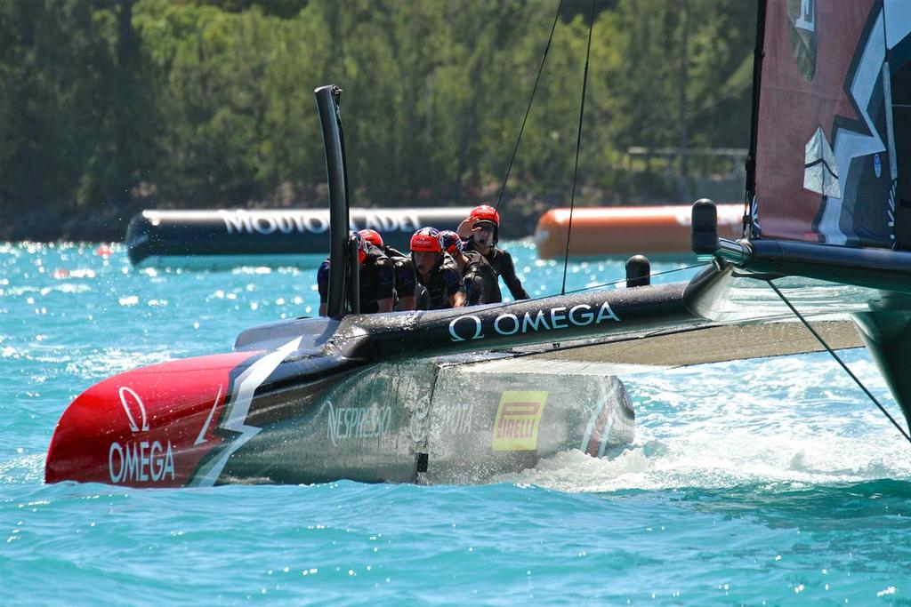 Emirates Team New Zealand  - 35th America's Cup Match - Race 4 - Bermuda  June 18, 2017 photo copyright Richard Gladwell www.photosport.co.nz taken at  and featuring the  class