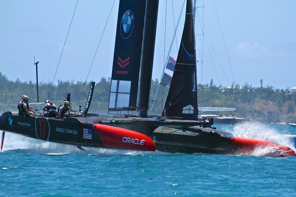 Oracle Team USA - 35th America's Cup Match - Race 3 - Bermuda  June 18, 2017 photo copyright Richard Gladwell www.photosport.co.nz taken at  and featuring the  class