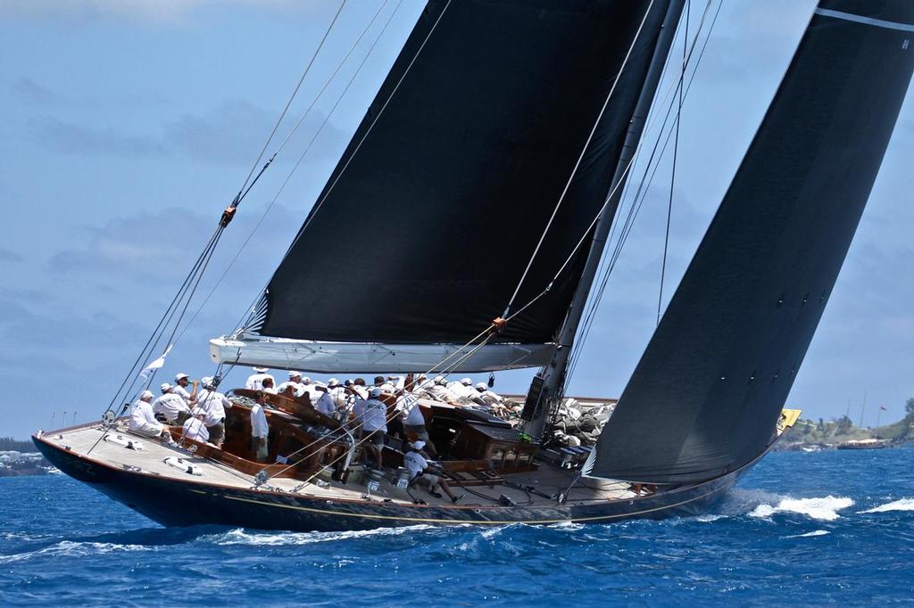 Topaz - J- Class Regatta - 35th America's Cup - Bermuda  June 19, 2017 photo copyright Richard Gladwell www.photosport.co.nz taken at  and featuring the  class