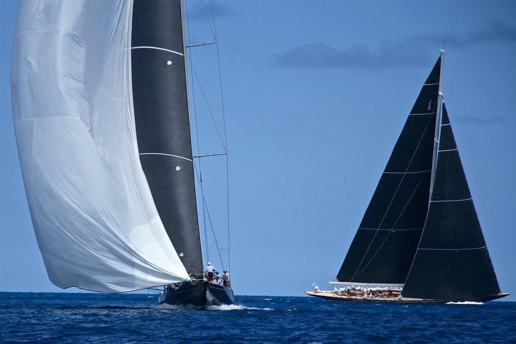 Topaz  heads upwind- J- Class Regatta - 35th America's Cup - Bermuda  June 19, 2017 © Richard Gladwell www.photosport.co.nz