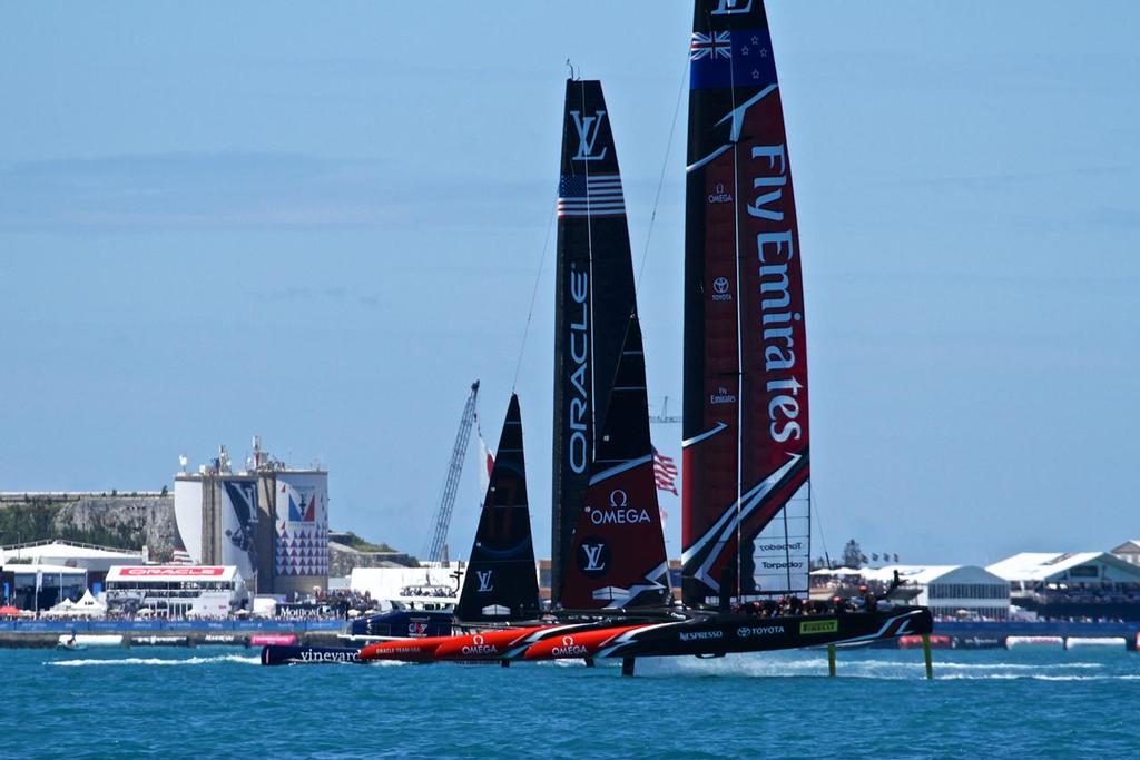 Emirates Team New Zealand - Match, Day  4 - 35th America’s Cup  - Bermuda  June 25, 2017 © Richard Gladwell www.photosport.co.nz