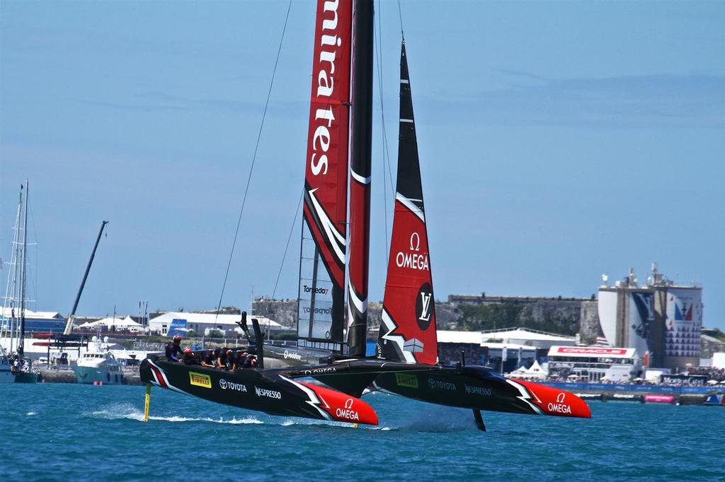 Emirates Team New Zealand - Match, Day  4 - Race 7 - 35th America's Cup  - Bermuda  June 25, 2017 photo copyright Richard Gladwell www.photosport.co.nz taken at  and featuring the  class