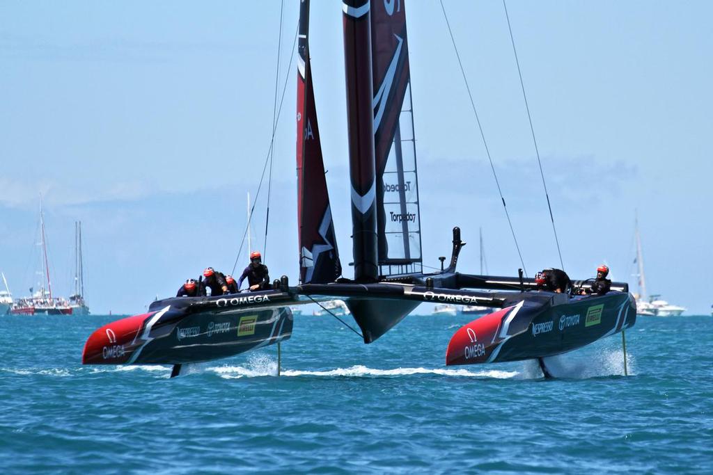 Emirates Team New Zealand - Match, Day  4 - Race 7 - 35th America's Cup  - Bermuda  June 25, 2017 photo copyright Richard Gladwell www.photosport.co.nz taken at  and featuring the  class