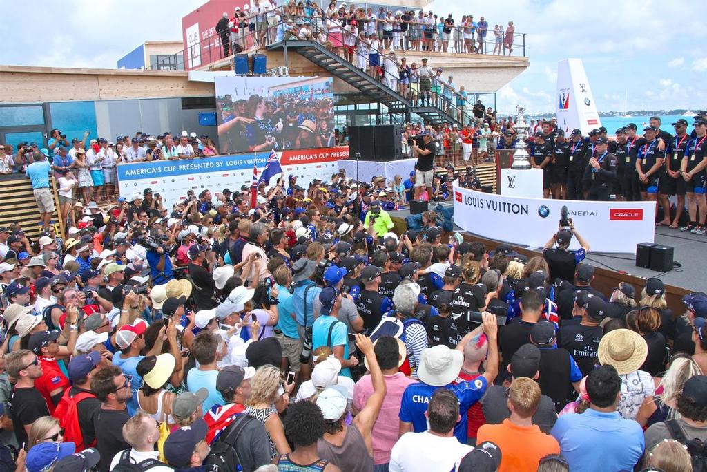 Emirates Team NZ wins the  America’s Cup 2017, June 26, 2017 - Great Sound Bermuda © Richard Gladwell www.photosport.co.nz