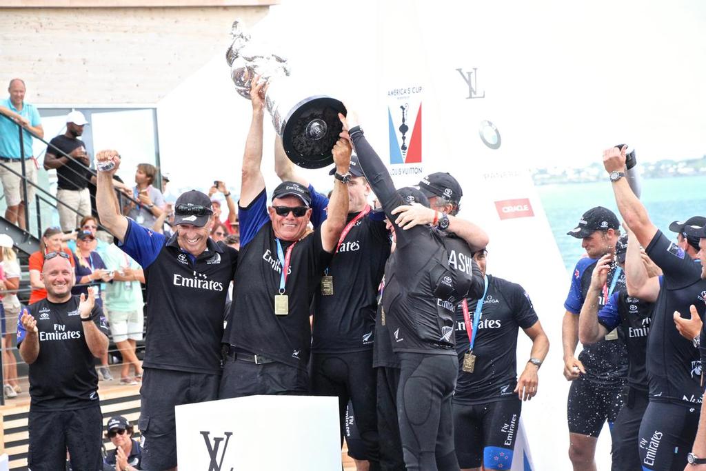 Emirates Team NZ wins the  America's Cup 2017, June 26, 2017 - Great Sound Bermuda photo copyright Richard Gladwell www.photosport.co.nz taken at  and featuring the  class