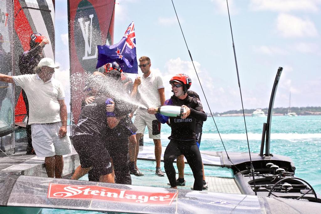 Emirates Team New Zealand - Match, Day  5 - Race 9 - 35th America's Cup  - Bermuda  June 26, 2017 photo copyright Richard Gladwell www.photosport.co.nz taken at  and featuring the  class