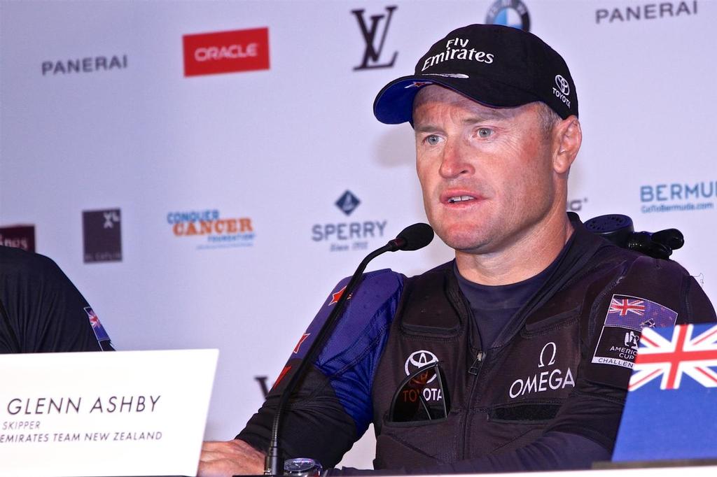 Glenn Ashby, skipper Emirates Team New Zealand - 35th America's Cup  - Bermuda  June 26, 2017 © Richard Gladwell www.photosport.co.nz