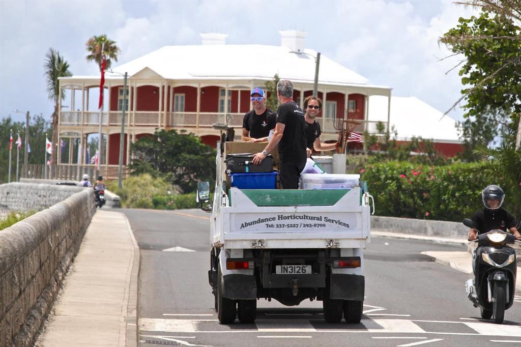 Packout from the International Broadcast Centre - Bermuda, June 28, 2017 photo copyright Richard Gladwell www.photosport.co.nz taken at  and featuring the  class