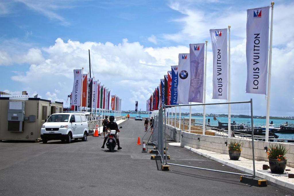 America's Cup Village entrance - June 28, 2017 photo copyright Richard Gladwell www.photosport.co.nz taken at  and featuring the  class