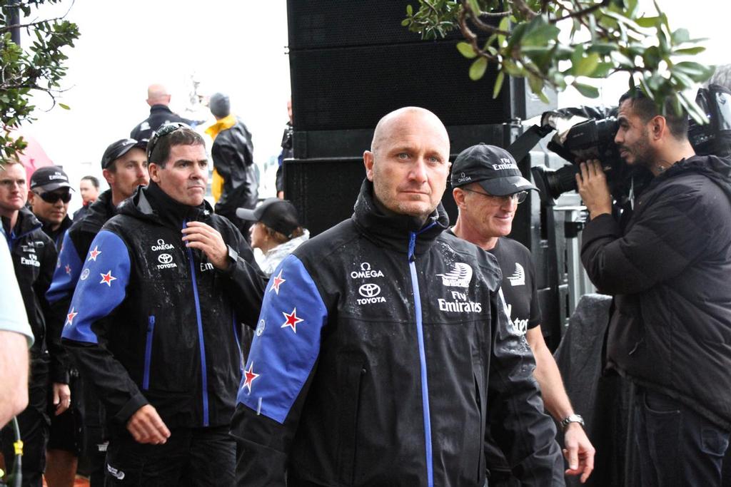 Emirates Team New Zealand - Luna Rossa's Max Sirena - Parade in  Auckland,   July 6, 2017 - photo © Richard Gladwell <a target=