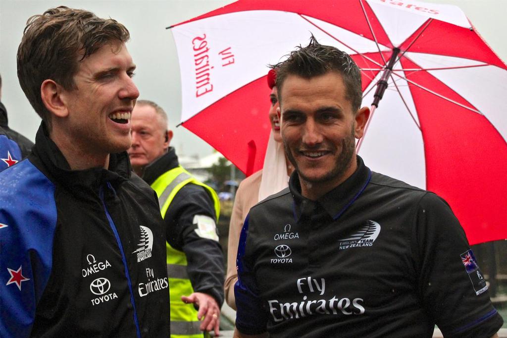 Emirates Team New Zealand - Peter Burling and Blair Tuke - Parade in  Auckland,   July 6, 2017 © Richard Gladwell www.photosport.co.nz